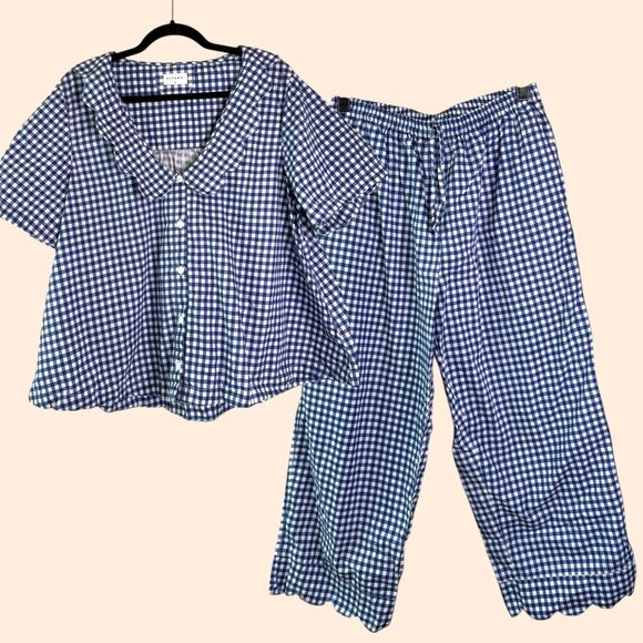 Piyama Penelope Gingham Sleep Set - Picture 1 of 8